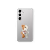 Multitronic Samsung Galaxy M34 5G Uyumlu Hello Bear Tasarım Baskılı Şeffaf Kılıf, spacem345g346