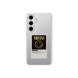 Multitronic Samsung Galaxy M34 5G Uyumlu Nirvana Poster Tasarım Baskılı Şeffaf Kılıf