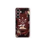 Multitronic Samsung Galaxy M34 ile Uyumlu Tarot Kart Desenli Şeffaf Telefon Kılıfı