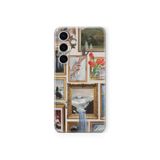 Multitronic Samsung Galaxy M34 Uyumlu Antik Sanat Tasarım Baskılı Şeffaf Kılıf