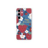 Multitronic Samsung Galaxy M34 Uyumlu Happy Strawberry Tasarım Baskılı Şeffaf Kılıf