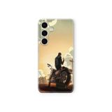 Multitronic Samsung Galaxy M34 Uyumlu Motorcu Tasarım Baskılı Şeffaf Kılıf