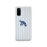 Multitronic Samsung Galaxy S20 FE ile Uyumlu Deniz Kaplumbağası Desenli Şeffaf Telefon Kılıfı