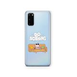 Multitronic Samsung Galaxy S20 FE ile Uyumlu Do Nothing Desenli Şeffaf Telefon Kılıfı