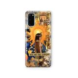 Multitronic Samsung Galaxy S20 FE ile Uyumlu Kleopatra Desenli Şeffaf Telefon Kılıfı