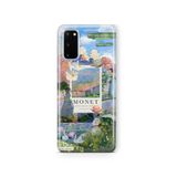 Multitronic Samsung Galaxy S20 FE ile Uyumlu Monet Kolaj Desenli Şeffaf Telefon Kılıfı