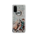 Multitronic Samsung Galaxy S20 ile Uyumlu Demon Slayer 2 Tasarım Baskılı Şeffaf Kılıf