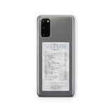 Multitronic Samsung Galaxy S20 ile Uyumlu Labrinth Euphoria Albüm Fişi Tasarım Baskılı Şeffaf Kılıf