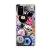 Multitronic Samsung Galaxy S20 Plus ile Uyumlu Bilardo Topları Tasarım Baskılı Şeffaf Kılıf