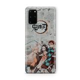 Multitronic Samsung Galaxy S20 Plus ile Uyumlu Demon Slayer 2 Tasarım Baskılı Şeffaf Kılıf