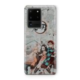 Multitronic Samsung Galaxy S20 Ultra ile Uyumlu Demon Slayer 2 Tasarım Baskılı Şeffaf Kılıf
