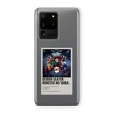 Multitronic Samsung Galaxy S20 Ultra ile Uyumlu Demon Slayer Paralorid Poster Tasarım Baskılı Şeffaf Kılıf