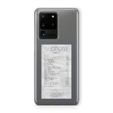 Multitronic Samsung Galaxy S20 Ultra ile Uyumlu Labrinth Euphoria Albüm Fişi Tasarım Baskılı Şeffaf Kılıf