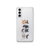 Multitronic Samsung Galaxy S21 FE ile Uyumlu Demon Slayer 3 Tasarım Baskılı Şeffaf Kılıf