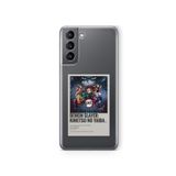 Multitronic Samsung Galaxy S21 FE ile Uyumlu Demon Slayer Paralorid Poster Tasarım Baskılı Şeffaf Kılıf