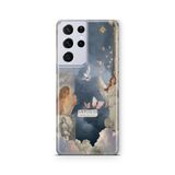 Multitronic Samsung Galaxy S21 Ultra ile Uyumlu Afrodit Tasarım Baskılı Şeffaf Kılıf, laros21ult0127