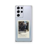 Multitronic Samsung Galaxy S21 Ultra ile Uyumlu Brooklyn99 Palaroid Poster Tasarım Baskılı Şeffaf Kılıf