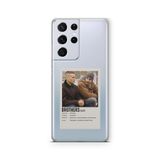 Multitronic Samsung Galaxy S21 Ultra ile Uyumlu Brothers Palaroid Poster Tasarım Baskılı Şeffaf Kılıf