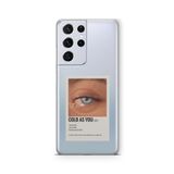 Multitronic Samsung Galaxy S21 Ultra ile Uyumlu Cold As You Poster Tasarım Baskılı Şeffaf Kılıf