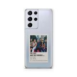 Multitronic Samsung Galaxy S21 Ultra ile Uyumlu Fast and Furious Palaroid Poster Tasarım Baskılı Şeffaf Kılıf