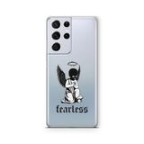 Multitronic Samsung Galaxy S21 Ultra ile Uyumlu Fearless Tasarım Baskılı Şeffaf Kılıf, laros21ult0188