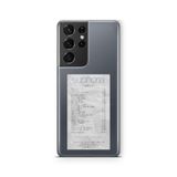 Multitronic Samsung Galaxy S21 Ultra ile Uyumlu Labrinth Euphoria Albüm Fişi Tasarım Baskılı Şeffaf Kılıf