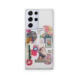 Multitronic Samsung Galaxy S21 Ultra ile Uyumlu Liked You Tasarım Baskılı Şeffaf Kılıf