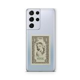 Multitronic Samsung Galaxy S21 Ultra ile Uyumlu Marilyn Monroe Tasarım Baskılı Şeffaf Kılıf