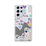 Multitronic Samsung Galaxy S21 Ultra ile Uyumlu My Soul Tasarım Baskılı Şeffaf Kılıf