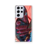 Multitronic Samsung Galaxy S21 Ultra ile Uyumlu Örümcek Adam Tasarım Baskılı Şeffaf Kılıf, laros21ult0153