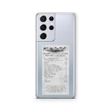 Multitronic Samsung Galaxy S21 Ultra ile Uyumlu Pop Smoke Albüm Fişi Tasarım Baskılı Şeffaf Kılıf