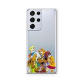 Multitronic Samsung Galaxy S21 Ultra ile Uyumlu Scooby Doo Tasarım Baskılı Şeffaf Kılıf