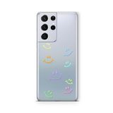 Multitronic Samsung Galaxy S21 Ultra ile Uyumlu Smile Tasarım Baskılı Şeffaf Kılıf, laros21ult076