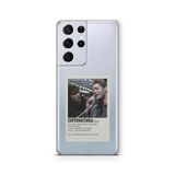 Multitronic Samsung Galaxy S21 Ultra ile Uyumlu Supernatural Palaroid Poster Tasarım Baskılı Şeffaf Kılıf