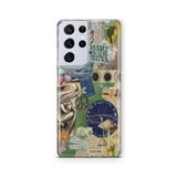 Multitronic Samsung Galaxy S21 Ultra ile Uyumlu The Journey Tasarım Baskılı Şeffaf Kılıf