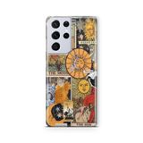 Multitronic Samsung Galaxy S21 Ultra ile Uyumlu The Moon Tasarım Baskılı Şeffaf Kılıf