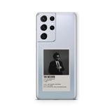 Multitronic Samsung Galaxy S21 Ultra ile Uyumlu The Weeknd Paralorid Poster Tasarım Baskılı Şeffaf Kılıf