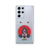 Multitronic Samsung Galaxy S21 Ultra ile Uyumlu Uchiha Itachi Tasarım Baskılı Şeffaf Kılıf, laros21ult088
