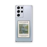 Multitronic Samsung Galaxy S21 Ultra ile Uyumlu Van Gogh Poster Tasarım Baskılı Şeffaf Kılıf