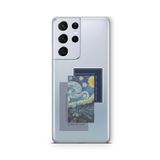 Multitronic Samsung Galaxy S21 Ultra ile Uyumlu Van Gogh Tasarım Baskılı Şeffaf Kılıf, laros21ult081