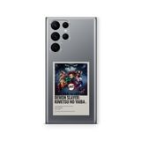 Multitronic Samsung Galaxy S22 Ultra ile Uyumlu Demon Slayer Paralorid Poster Tasarım Baskılı Şeffaf Kılıf