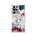 Multitronic Samsung Galaxy S22 Ultra ile Uyumlu Hypnos Desenli Şeffaf Telefon Kılıfı