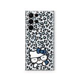 Multitronic Samsung Galaxy S22 Ultra ile Uyumlu Kitty Desenli Şeffaf Telefon Kılıfı