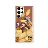 Multitronic Samsung Galaxy S23 Ultra ile Uyumlu Demon Slayer Tasarım Baskılı Şeffaf Kılıf