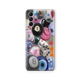 Multitronic Samsung Galaxy S24 Plus ile Uyumlu Bilardo Topları Tasarım Baskılı Şeffaf Kılıf