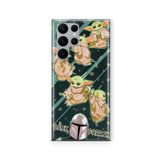 Multitronic Samsung Galaxy S24 Ultra ile Uyumlu Baby Yoda Tasarım Baskılı Şeffaf Kılıf