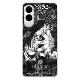 Multitronic Samsung Galaxy S25 Edge ile Uyumlu Anime Desenli Şeffaf Telefon Kılıfı