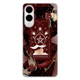Multitronic Samsung Galaxy S25 Edge ile Uyumlu Tarot Kart Desenli Şeffaf Telefon Kılıfı