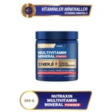 Multivitamin Mineral Powder 300 gr Magnezyum, Taurin, Kreatin, L Carnitin, Ginseng, CO10, Energy