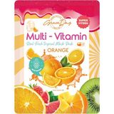 Multivitamin Portakal Yoğun Nemlendirici Kağıt Maske Grace Day Orange Sheet Mask ( Vegan Maske )